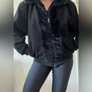 Teddy jacket- two sided reversible